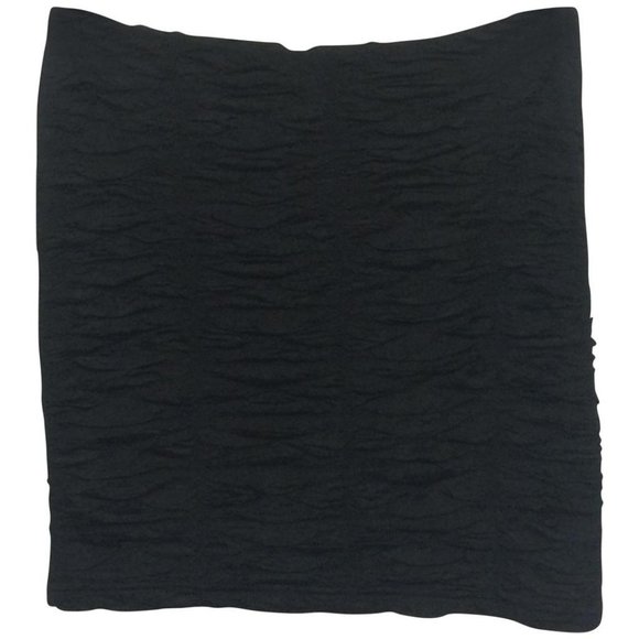 NWT Womens Size Small LF Millau Black Textured Mini Skirt - Picture 1 of 3